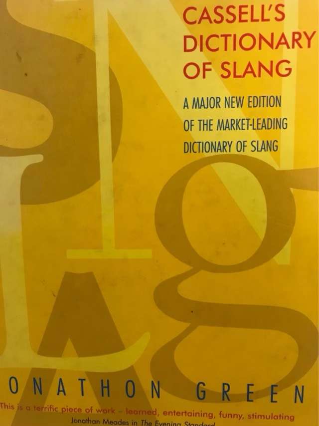 Zaslang Reference - Cassell's Dictionary of Slang - Jonathon Green was listed ...
