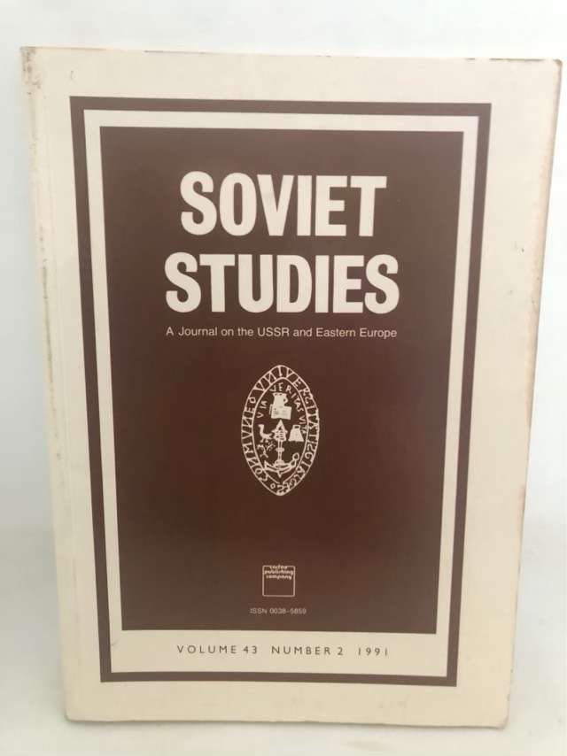Soviet StudiesVol.43 Number 2 - R.A.Clarke Ed.