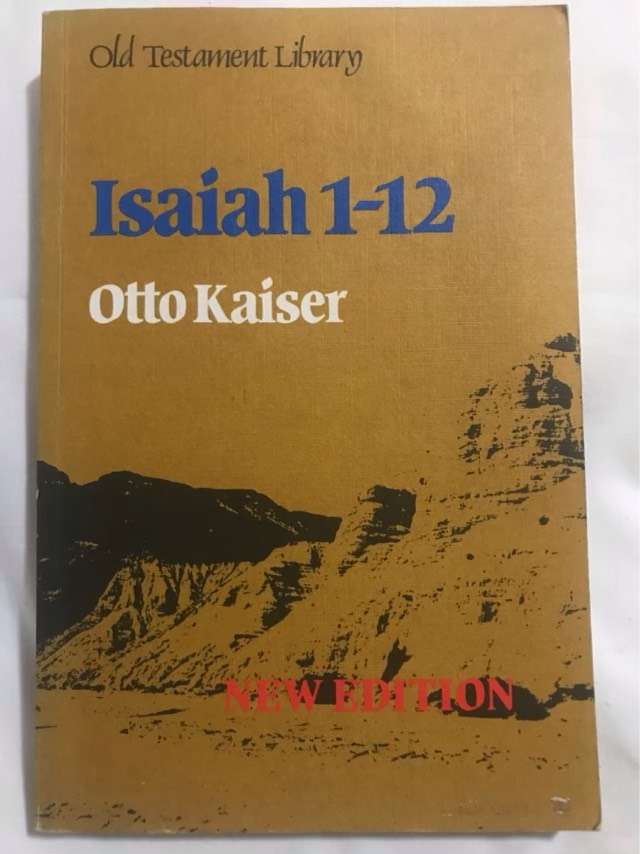 Isaiah 1-12 - Otto Kaiser