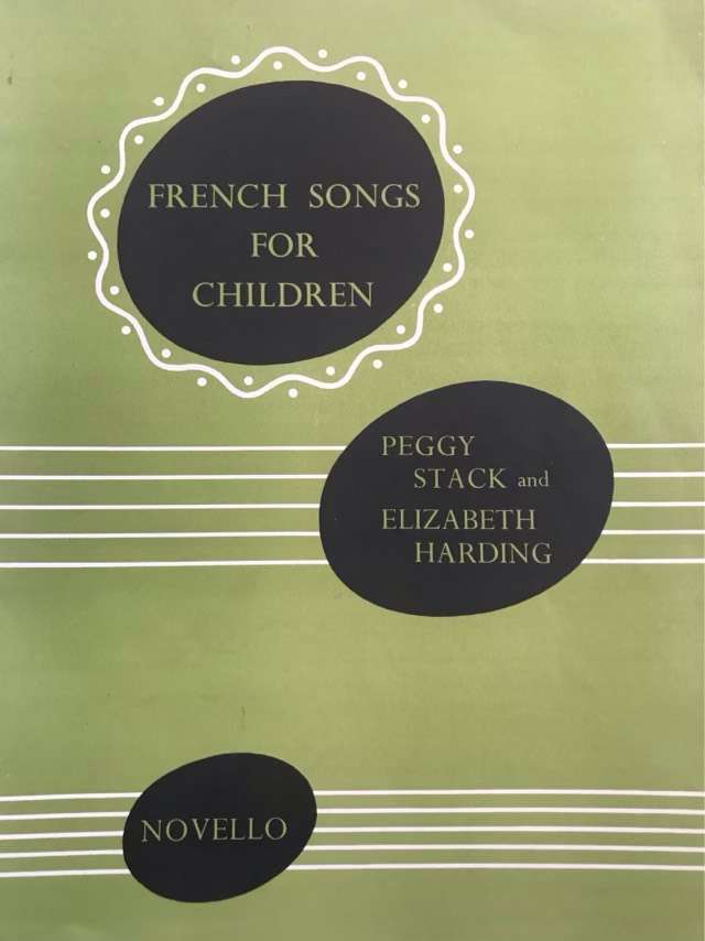 *Signed* French Songs For Children - Peggy Stack & Elizabeth Harding