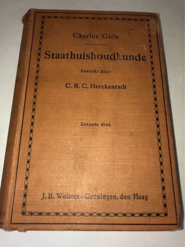 Beknopt Leerboek der Staatshuishoudkunde 1921 - C.Gide