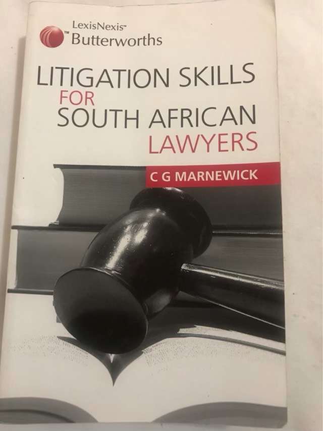 Litigation skills for South African lawyers - C. G. Marnewick