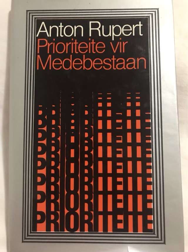 Prioriteite vir Medebestaan - Anton Rupert