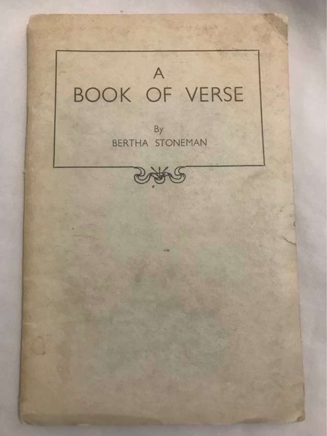 A Book of Verse - Bertha Stoneman