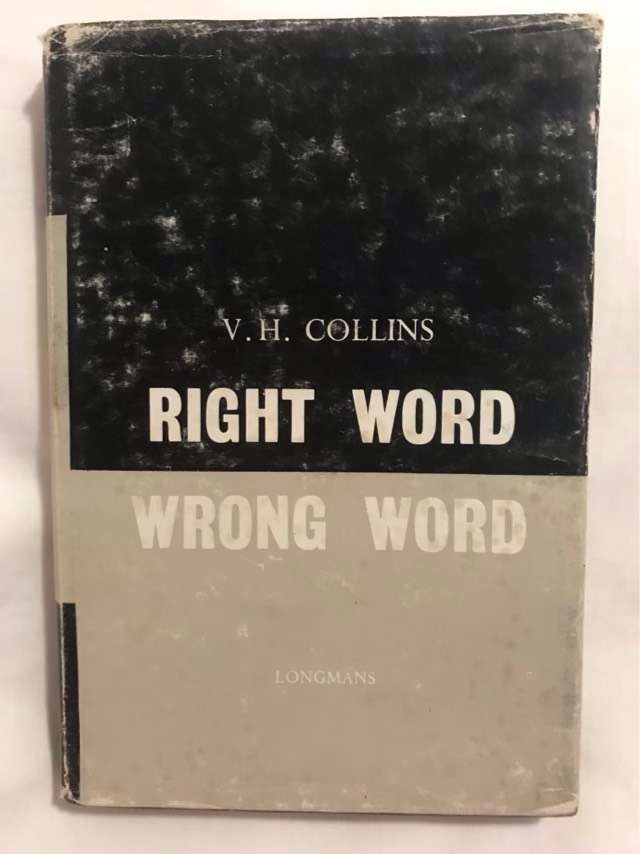 Right Word Wrong Word - V.H.Collins
