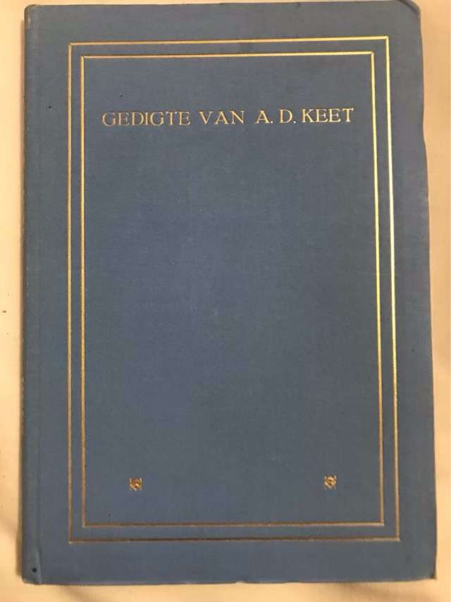 Gedigte van A.D.Keet - A.D.Keet