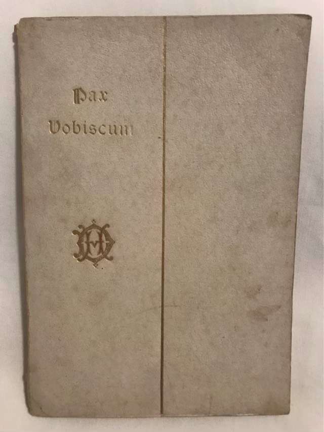 Pax Vobiscum - An Address