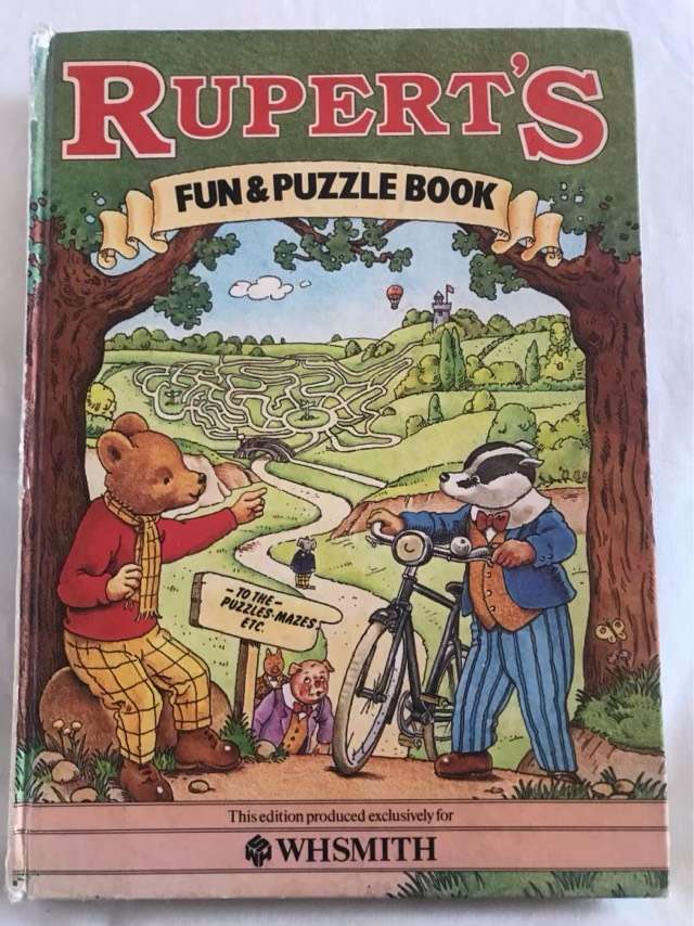Rupert's Fun and Puzzle Book - W.H.Smith