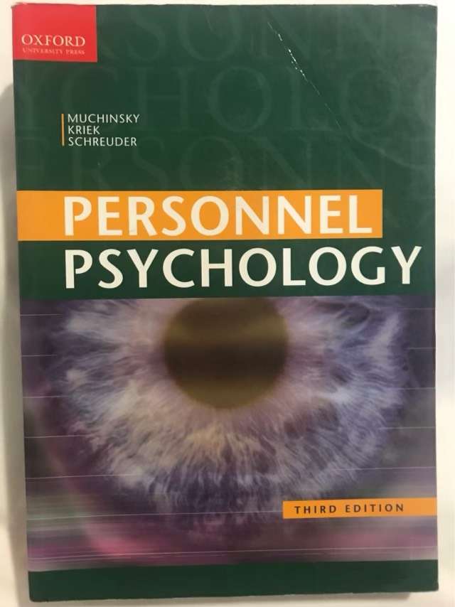 Personnel Psychology - Paul M. Muchinsky