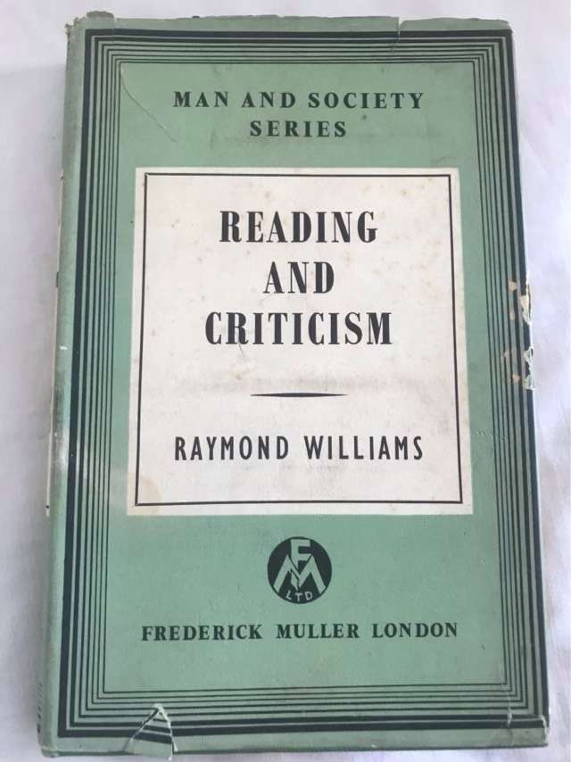 Reading and Criticism - Raymond Williams