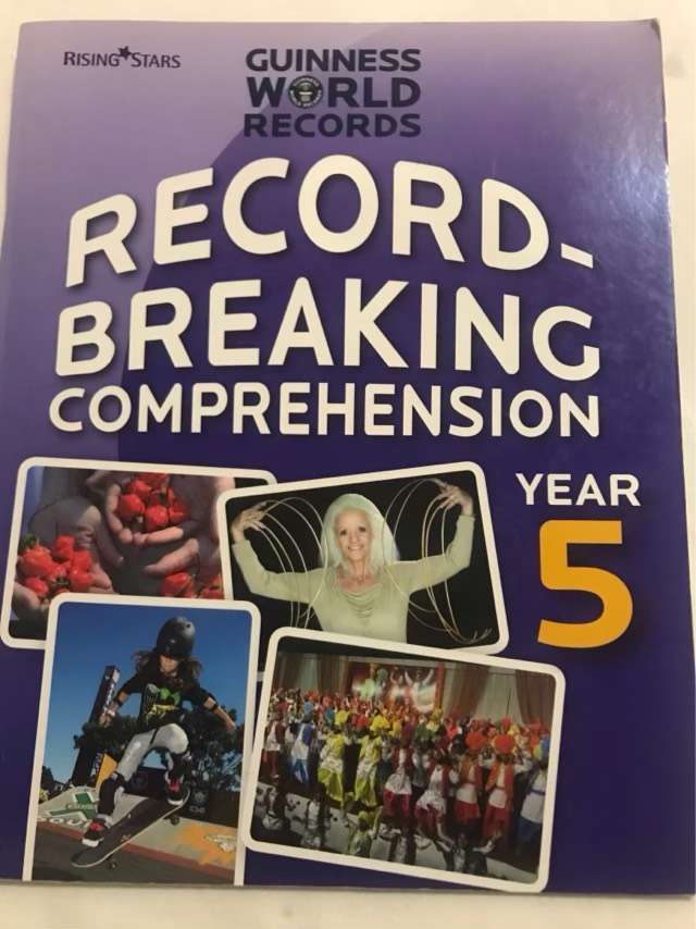Record Breaking Comprehension Blue Book - Guinness World Records