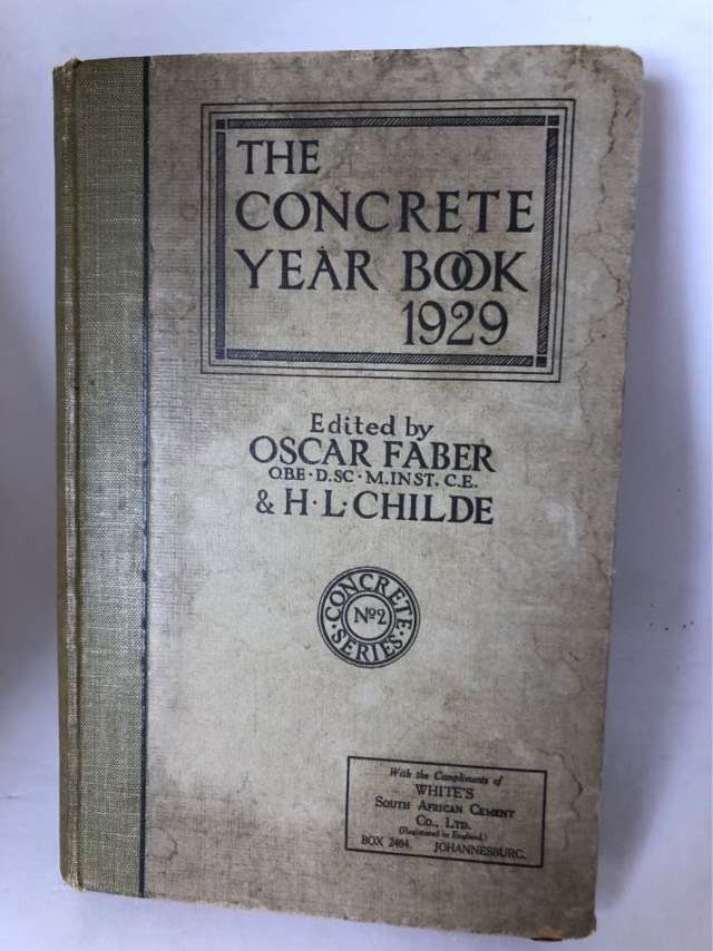 The Concrete Year Book 1929 - Oscar Faber & H.L.Childe