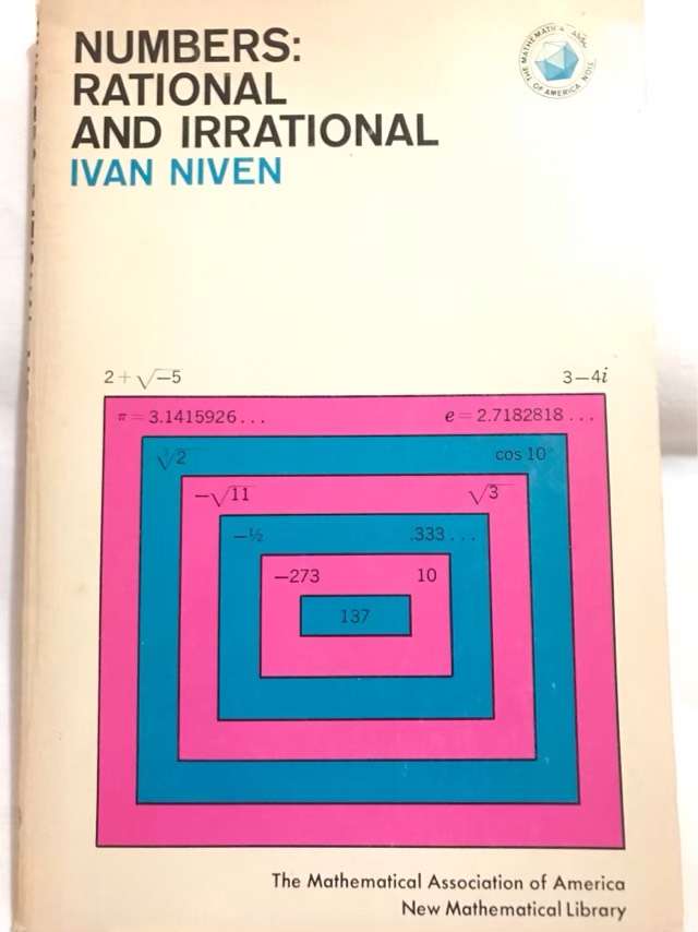 Numbers:Rational&Irrational - Ivan Niven