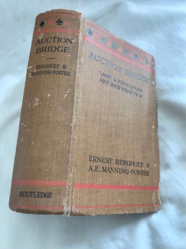 Auction Bridge - Ernest Bergholt& A.E.Manning-Foster