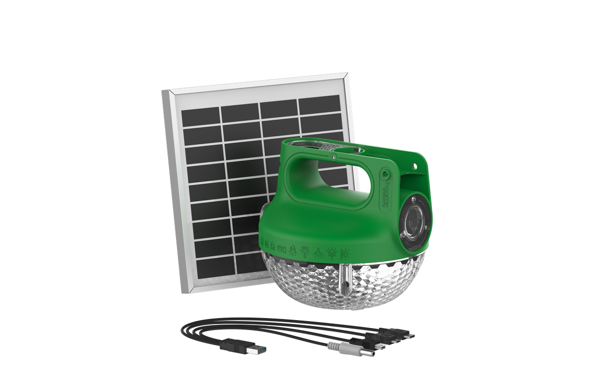 Schneider Robust Solar Portable Lantern With Phone Charger