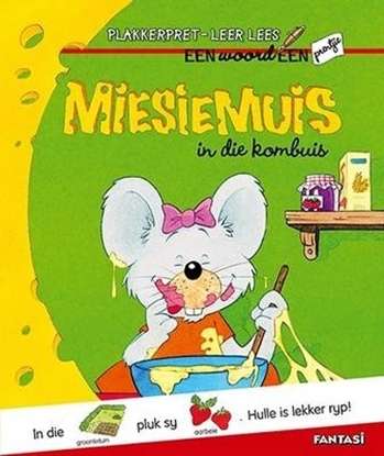 Miesiemuis in die kombuis Plakkerboek