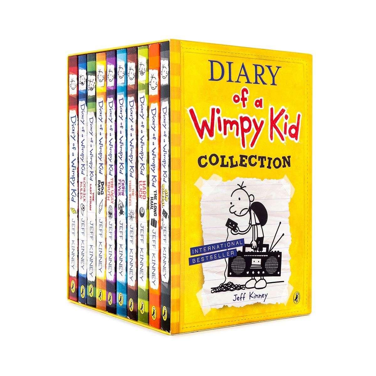 Wimpy Kid 10 Books [Yellow]