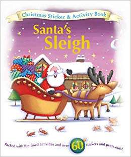 Santas Sleigh Christmas Sticker And Activity Book