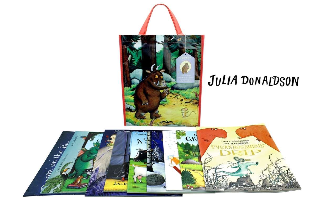 Julia Donaldson 10 Book Collection With Carry Bag