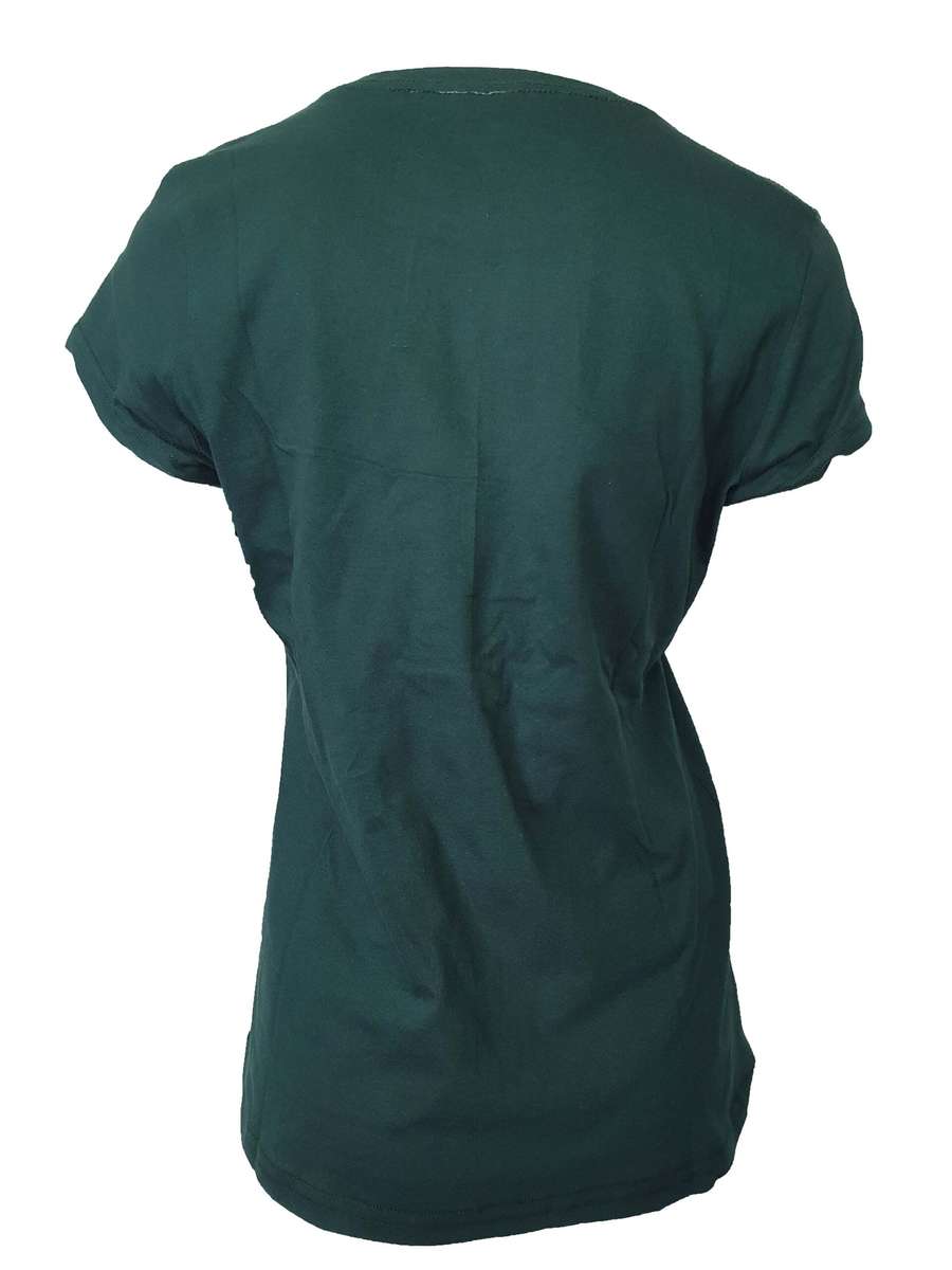 Ladies T Shirt Springboks Stronger Together Green