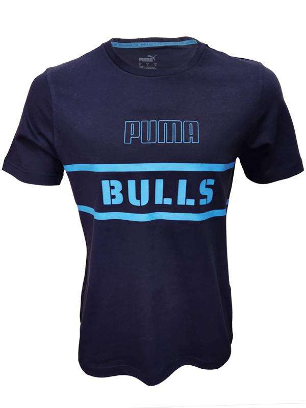 Bulls T Shirt Mens Legacy Navy