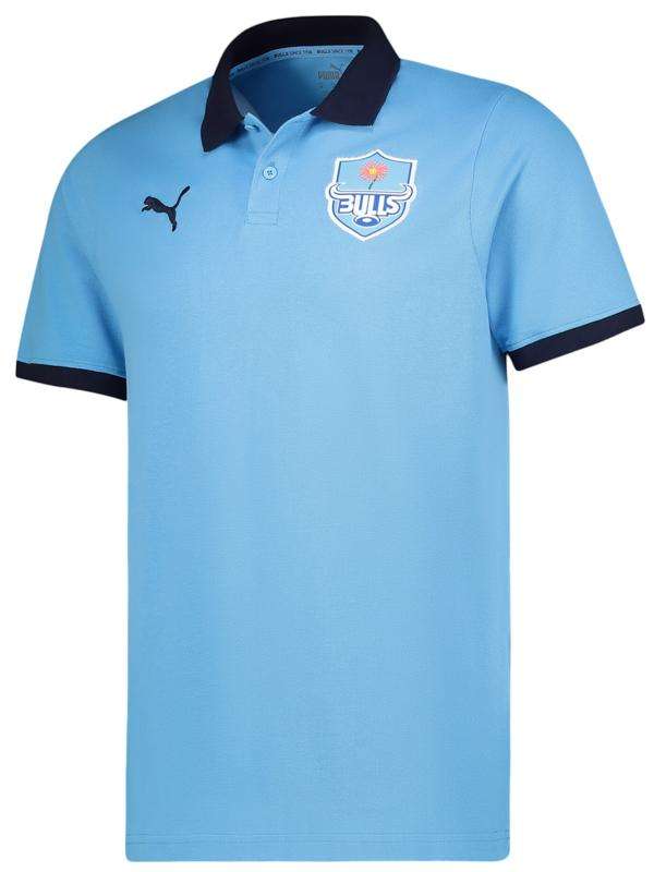 Bulls Golf Shirt Mens Blue