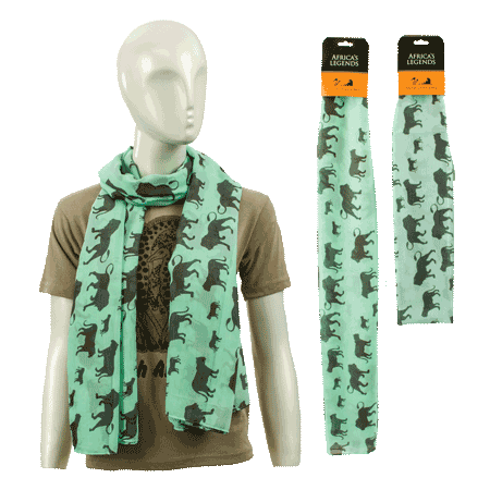 Scarf Lion Green Small South Africa Flag