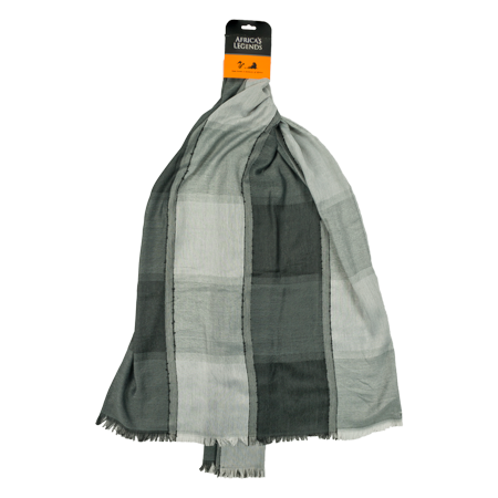 Scarf Squares Two Tone Grey South Africa Flag