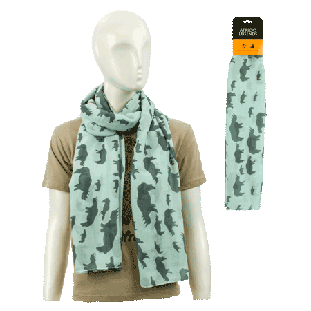 Scarf Rhino Green Small South Africa Flag