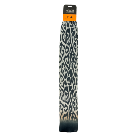Scarf Animal Print Black South Africa Flag