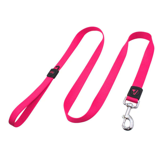 Doco Signature Nylon Dog Leash - S - 180cm - Pink | Doco | Long Pink Nylon Leash for Small to Med...