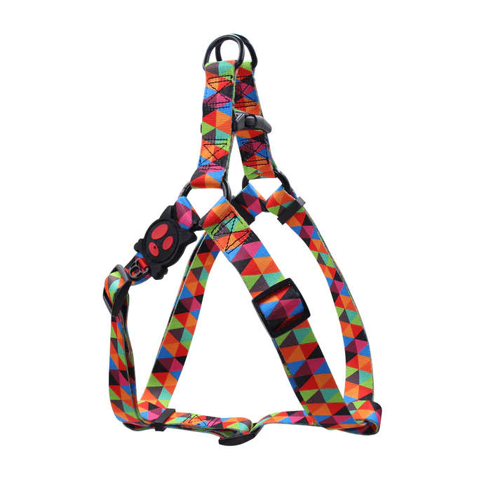 Doco Loco Dog Harness  M  Triangles | Doco | Medium Adjustable Triangles Dog Harness