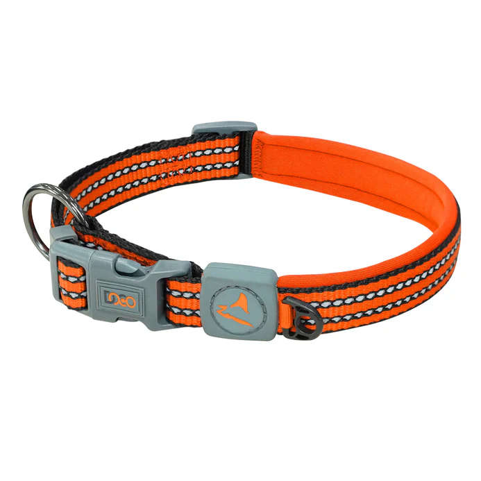 Doco Vario Dog Collar - M - Orange | Doco | Bright Orange Collar for Medium Dogs
