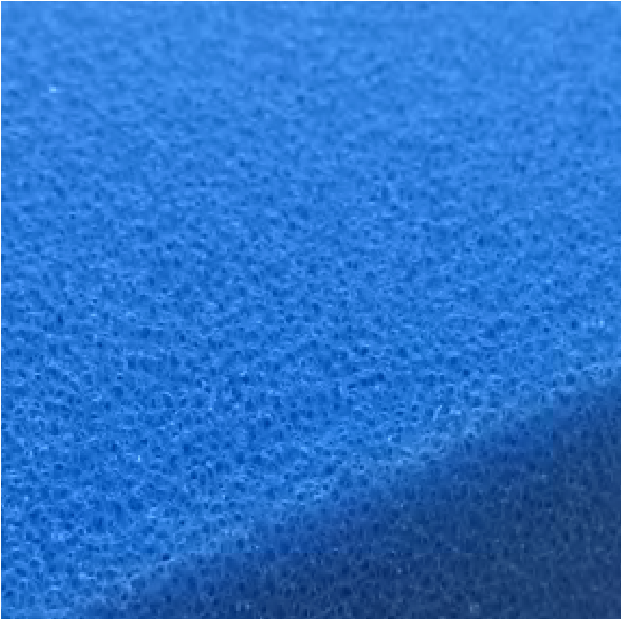 Blue Bio Sponge  100x100x4cm  PPI 10 | Oceanmax | Advanced Large Blue Aquarium Sponge