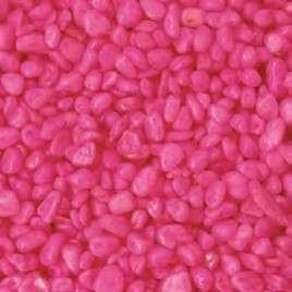 Pink Gravel Fish Tank Substrate Stones  3-5mm Artificial Gravel  1kg Bag | Oceanmax | Playf...