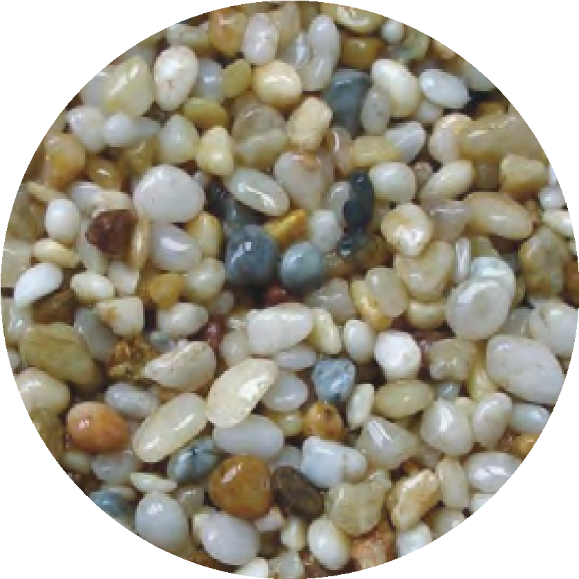 Tropical Creek Fish Tank Substrate Stones  4-6mm Natural Gravel  2kg Bag | Oceanmax | Authe...