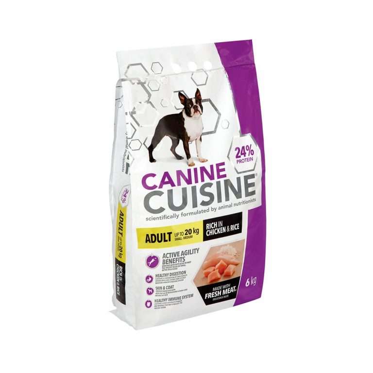 Canine Cuisine Adult Small Breed Chicken & Rice Dry Dog Food  6kg | Complete Nutrition for Sma...