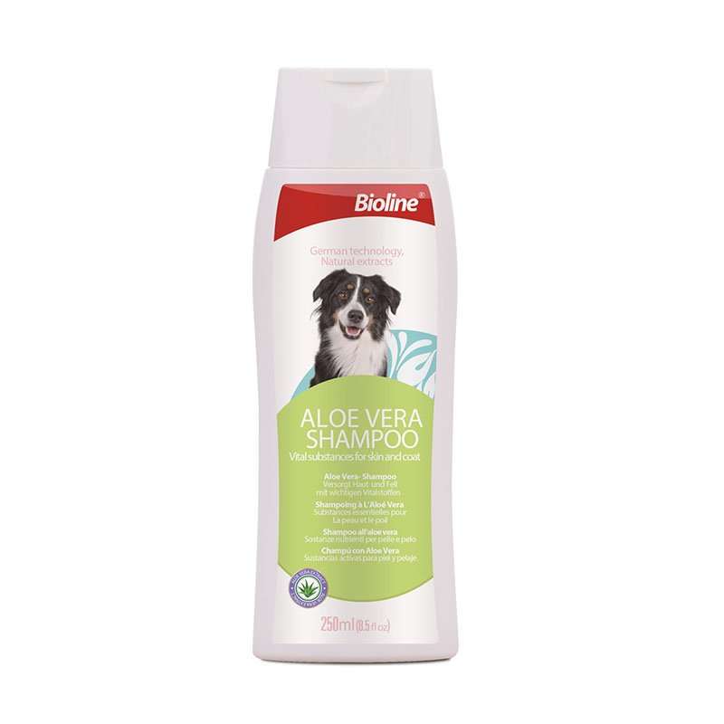 Bioline Aloe Vera Dog & Cat Shampoo  250ML | Bioline | Plant-Based, Soothing Shampoo with Natu...