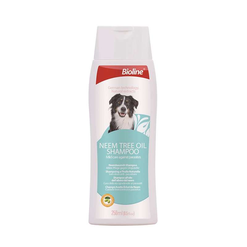 Bioline Neem Tree Oil Dog Shampoo  250ML | Bioline | Natural Flea & Tick Protection with Gentl...