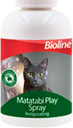 Bioline Matatabi (Silvervine) Stress Relief Catnip Spray  50ML | Bioline | Soothes Anxiety & E...