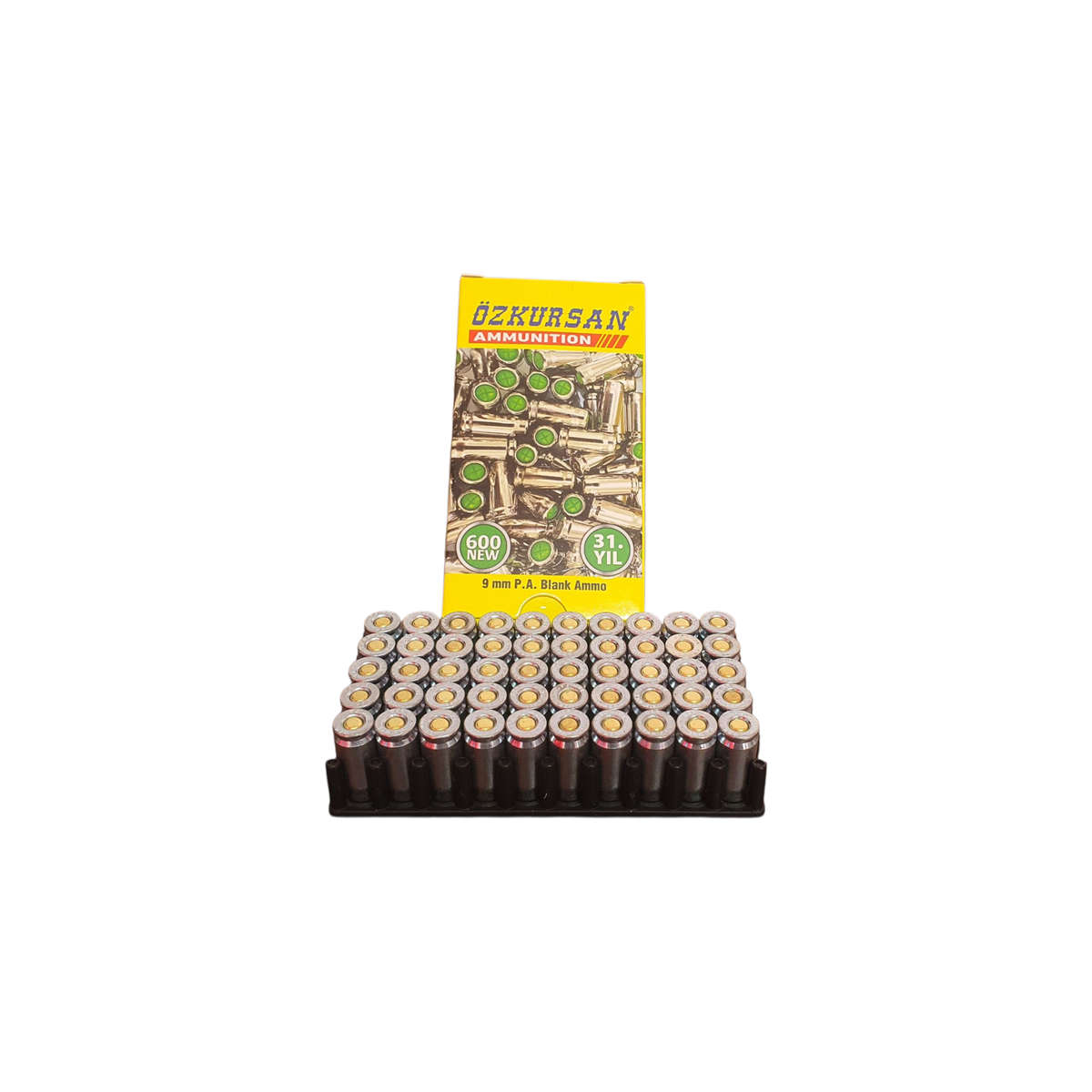 Ozkursan 9mm P.A.K Blank Cartridges SWC