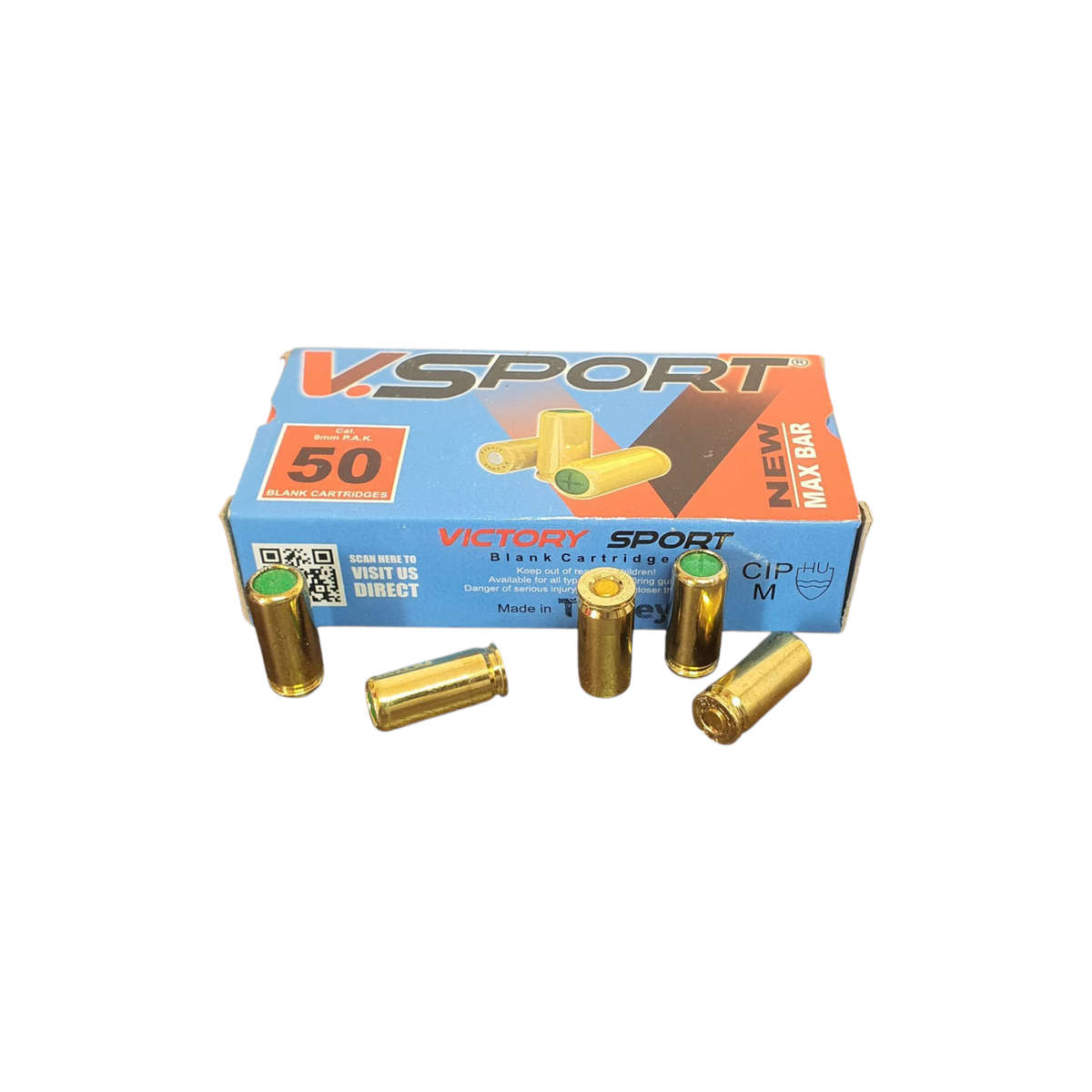 Victory Sport 9mm P.A.K Blank Rounds