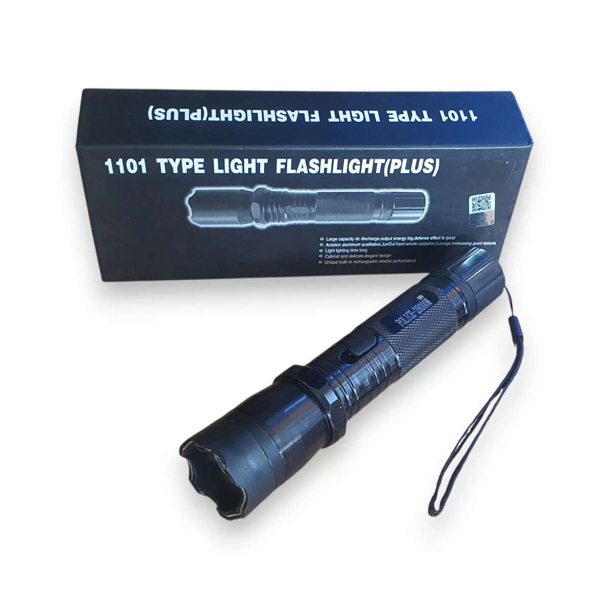 1101 Type Stun Gun & Tactical LED Flashlight