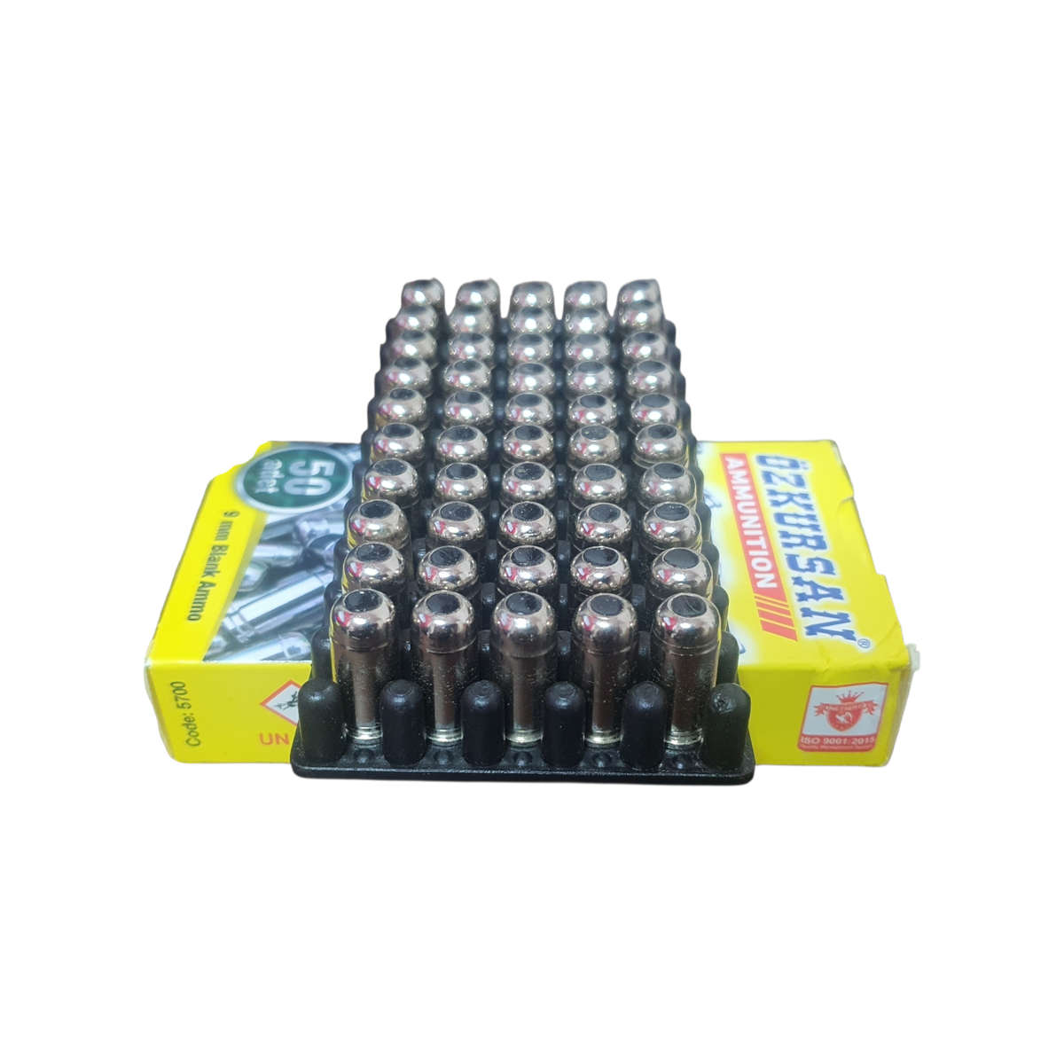 Ozkursan Hollow Point Black Tip Tear Gas 9mm Bullets P.A.K