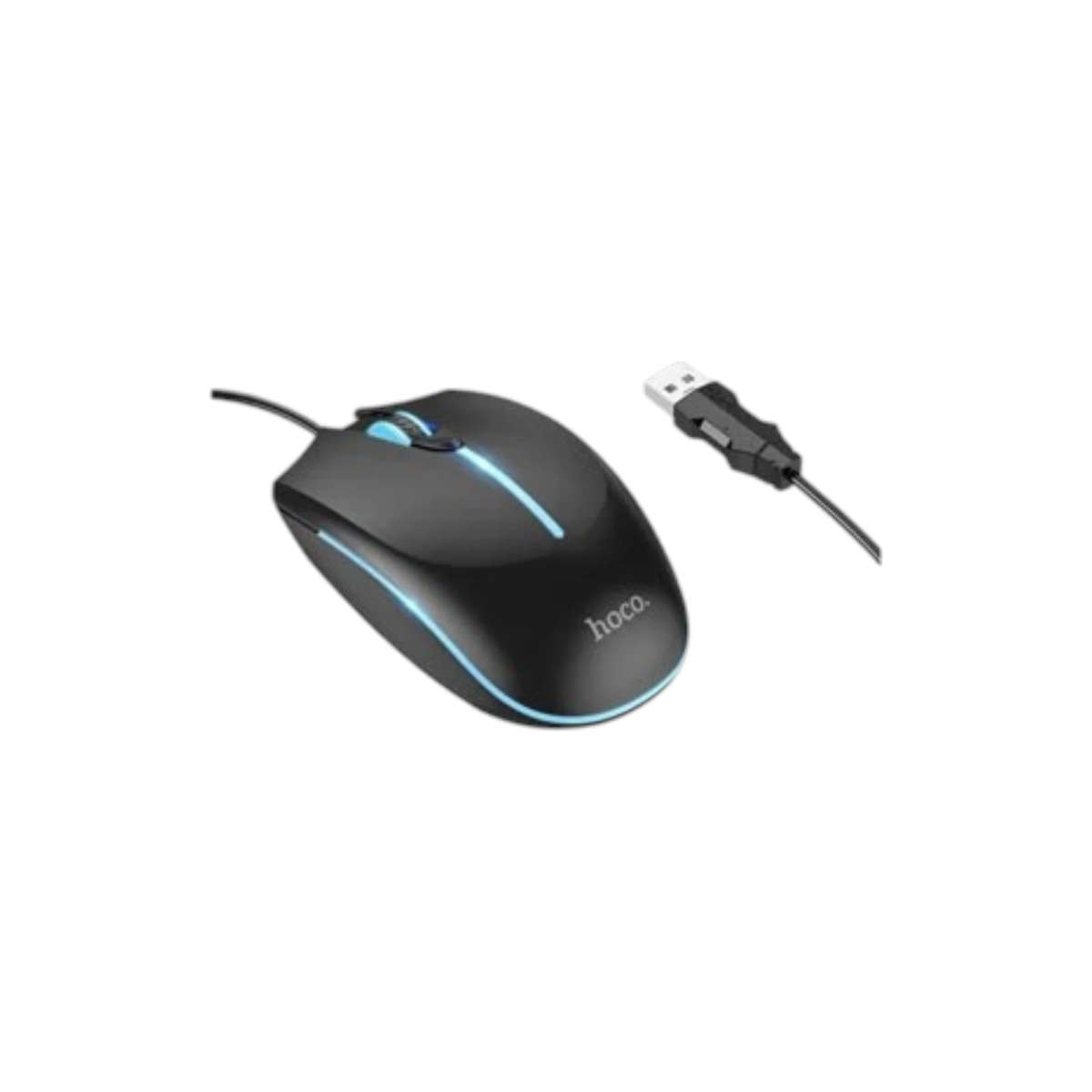 Hoco GM37 Luminous 4-Step 2400 DPI Wired Gaming Mouse