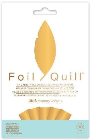FOIL SHEETS - GOLD FINCH - 0.04kg
