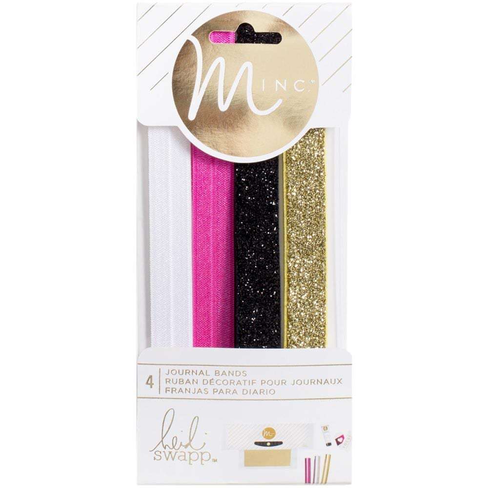 Heidi Swapp Minc Journal Bands 7"X.5" 4/Pkg