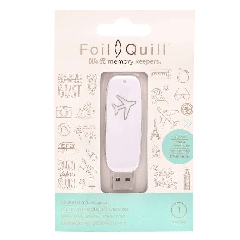 USB ARTWORK DRIVES FOIL QUILL VACATION (200 DESIGNS)