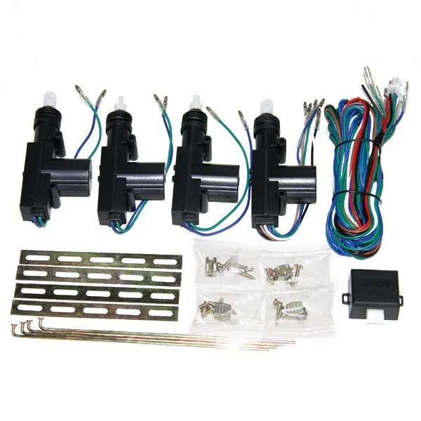 New Universal 4 Door 360 degree Rotation Actuators Car Central Lock Locking Kit