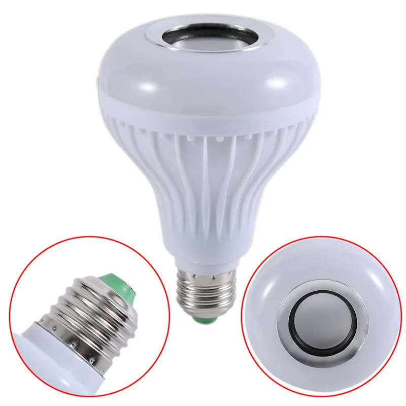 E27 LED RGB Music Bulb with Smart Wireless Bluetooth Speaker